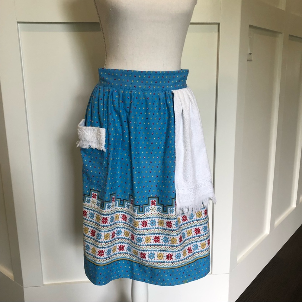 Vintage retro kitchen apron